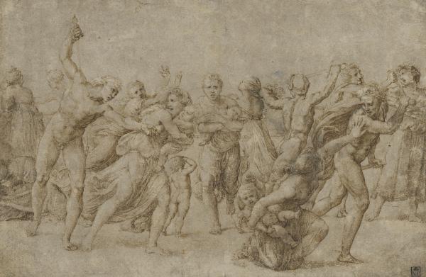 Raffaello és Marcantonio Raimondi: Betlehemi gyermekgyilkosság
